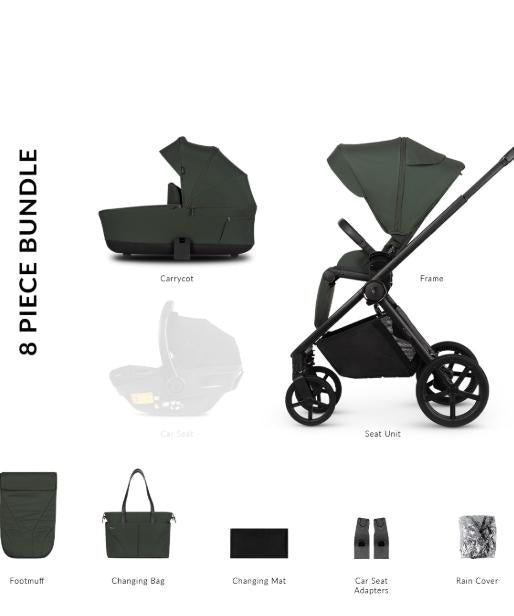 Venicci Claro 2 in 1 System - Pram with Carrycot and Reversible Seat Unit