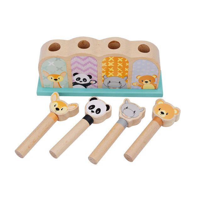 Wooden Pop up Animals