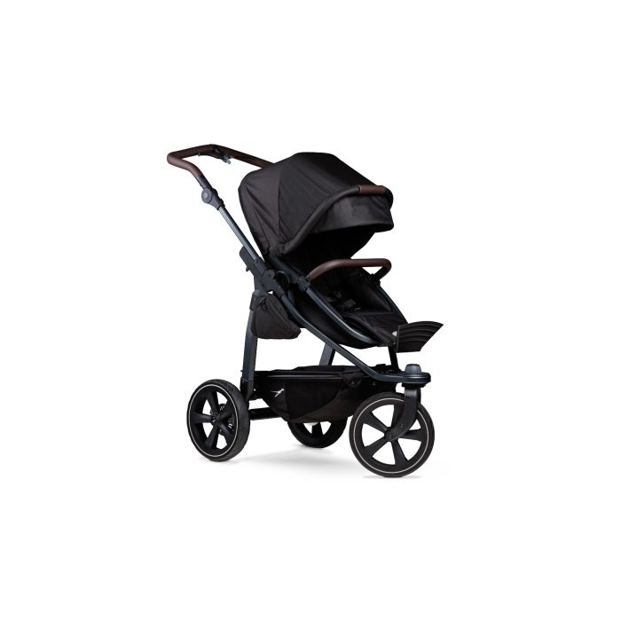 TFK Mono 2 Combi Stroller Black- Premium All-Terrain Pram with Car Seat Options