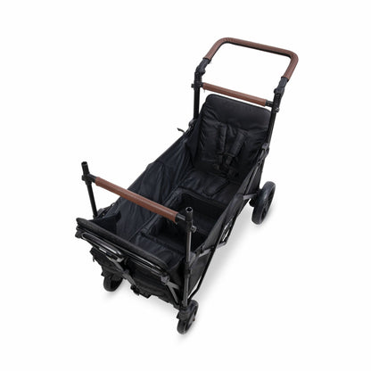 Wonderfold X2R Push & Pull Quad Stroller Wagon Stealth Black