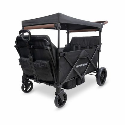 X4R Push & Pull Quad Stroller Wagon Stealth Black