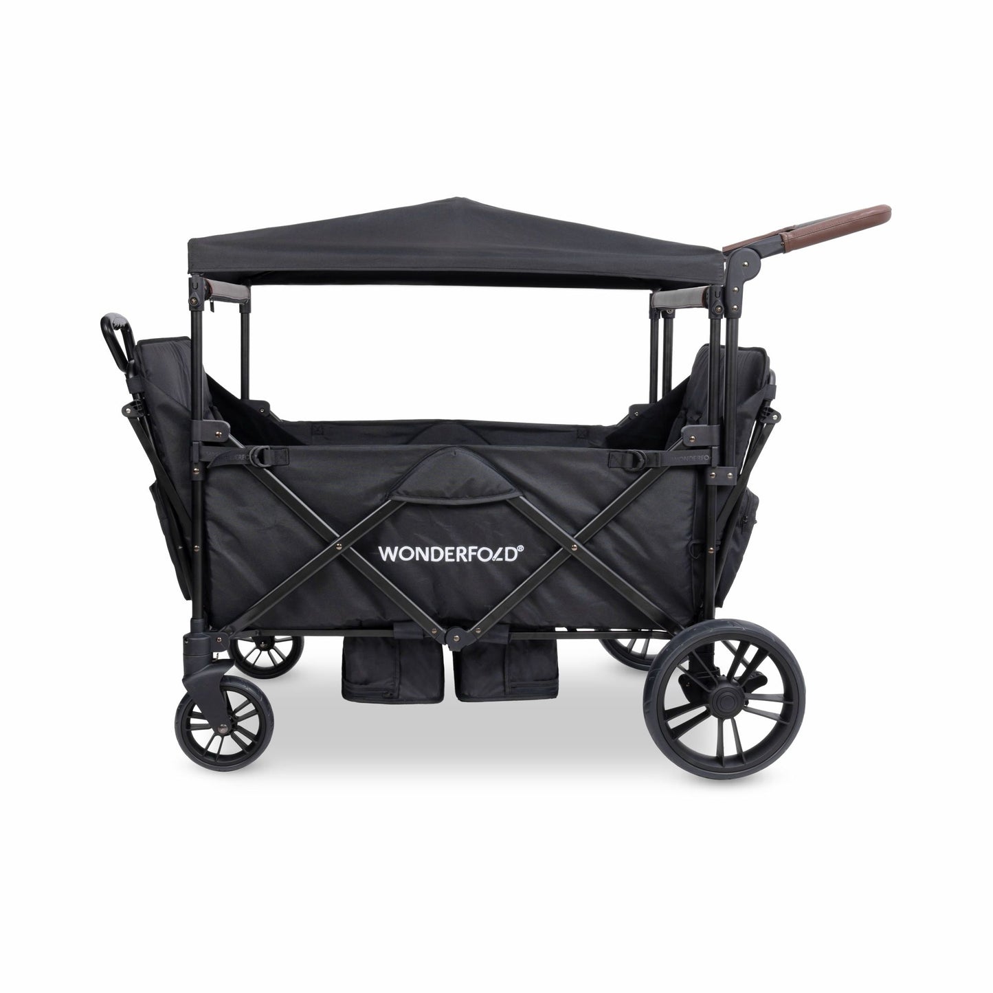 X4R Push & Pull Quad Stroller Wagon Stealth Black