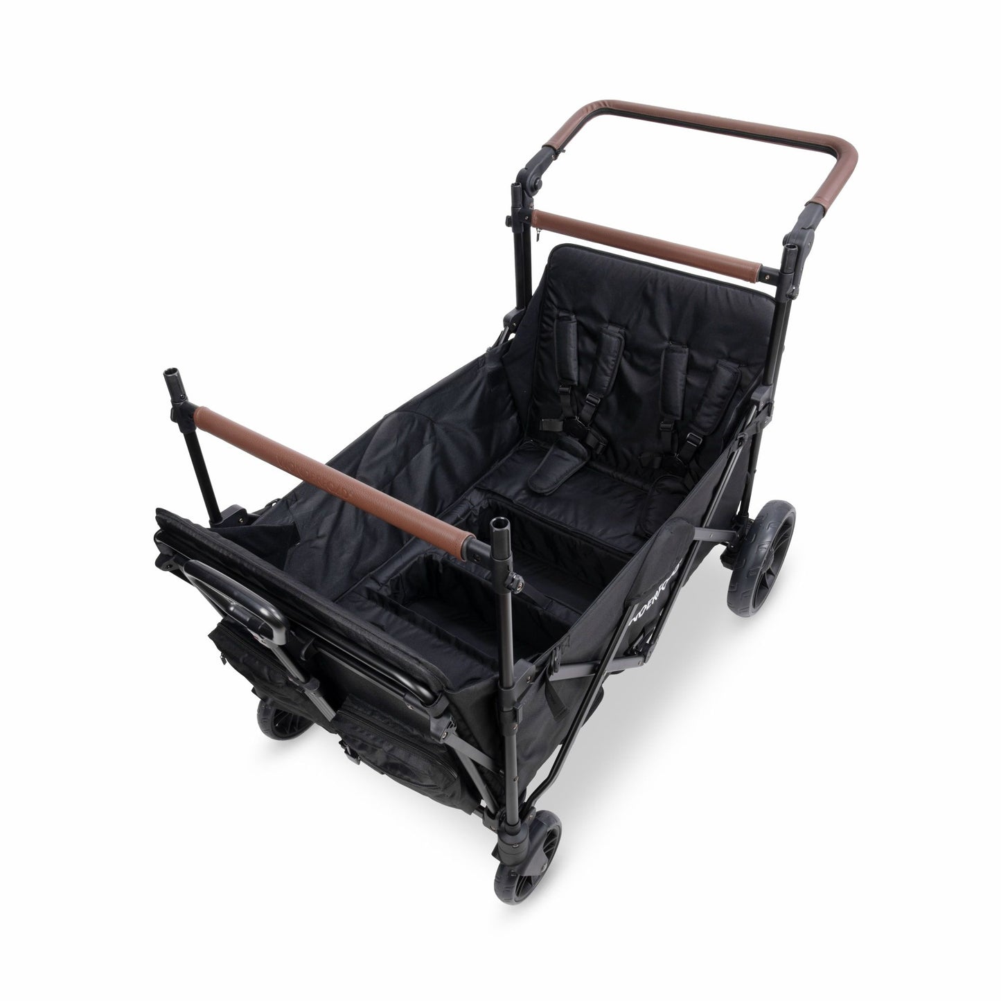 X4R Push & Pull Quad Stroller Wagon Stealth Black