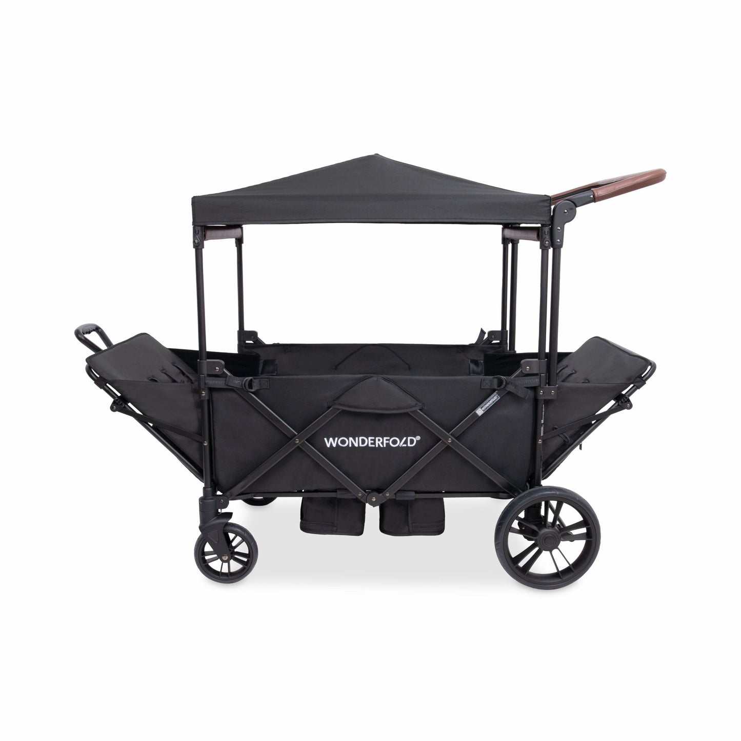 X4R Push & Pull Quad Stroller Wagon Stealth Black