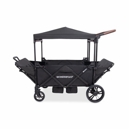 X4R Push & Pull Quad Stroller Wagon Stealth Black