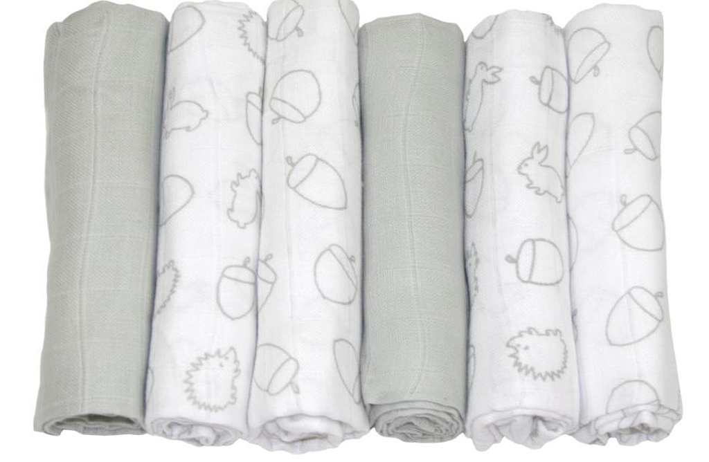 Muslinz 6 Pack Muslin Squares