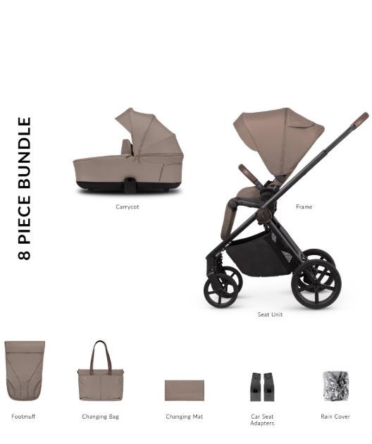 Venicci Claro Rotate and Recline Travel System bundle