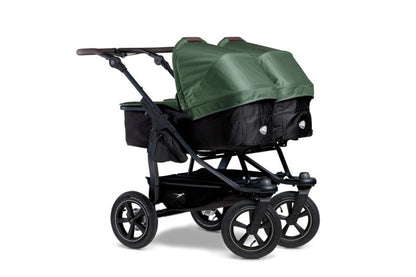 TFK Duo 2 Combi Double Twin Stroller Olive