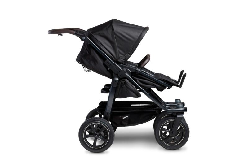 TFK Duo 2 Combi Double Twin Stroller Black
