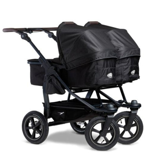 TFK Duo 2 Combi Double Twin Stroller Black