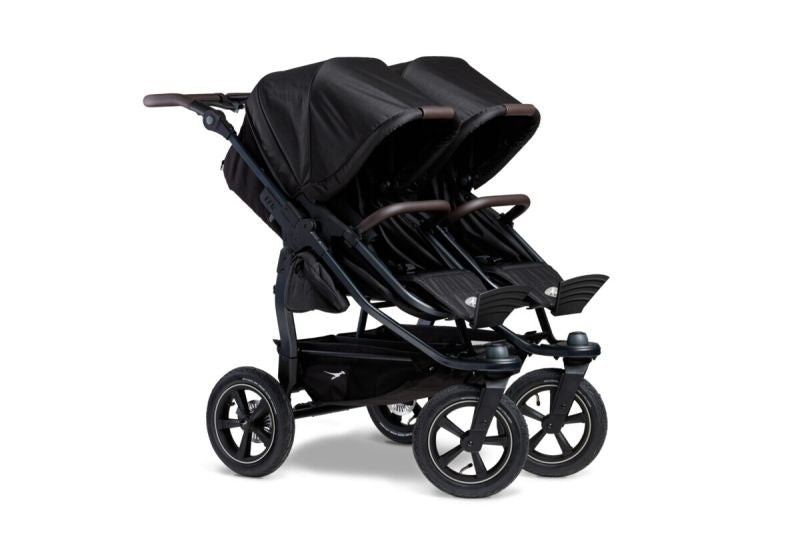 TFK Duo 2 Combi Double Twin Stroller Black