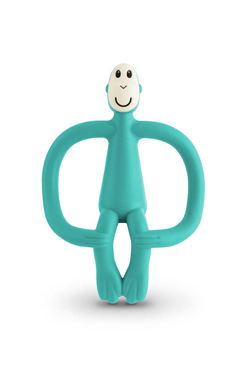 Matchstick Monkey Teether in MINT GREEN