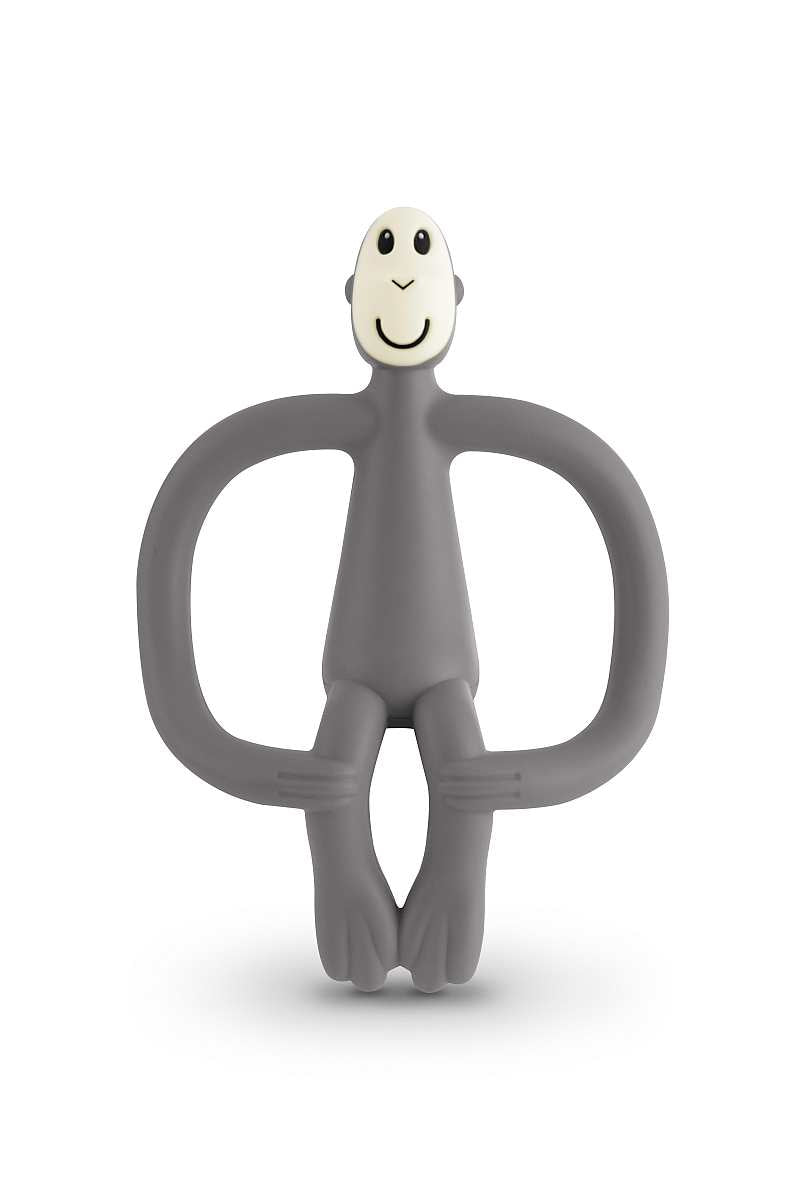 Matchstick Monkey Teether in GREY
