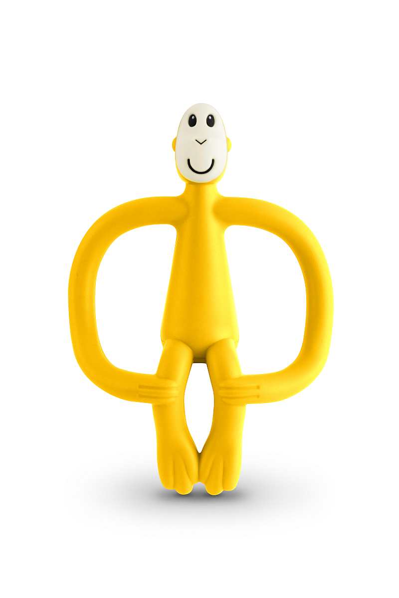 Matchstick Monkey Teether in YELLOW