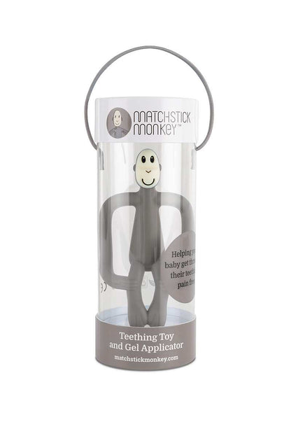 Matchstick Monkey Teether in GREY