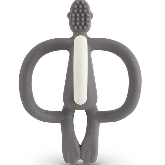 Matchstick Monkey Teether in GREY