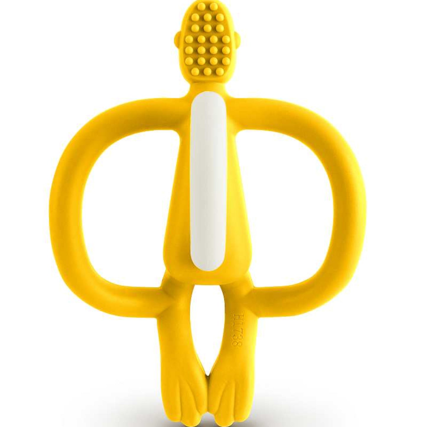 Matchstick Monkey Teether in YELLOW