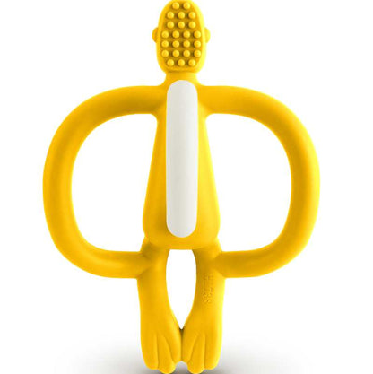 Matchstick Monkey Teether in YELLOW