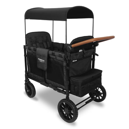 Wonderfold W4 Luxe Pro Quad Stroller Wagon Black