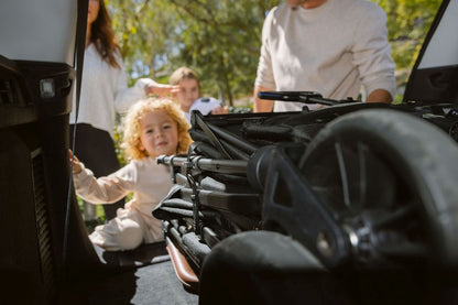 X4R Push & Pull Quad Stroller Wagon Stealth Black