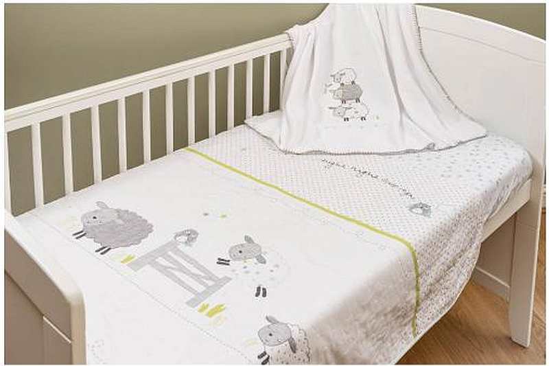 Silver Cloud Counting Sheep Bedding Set