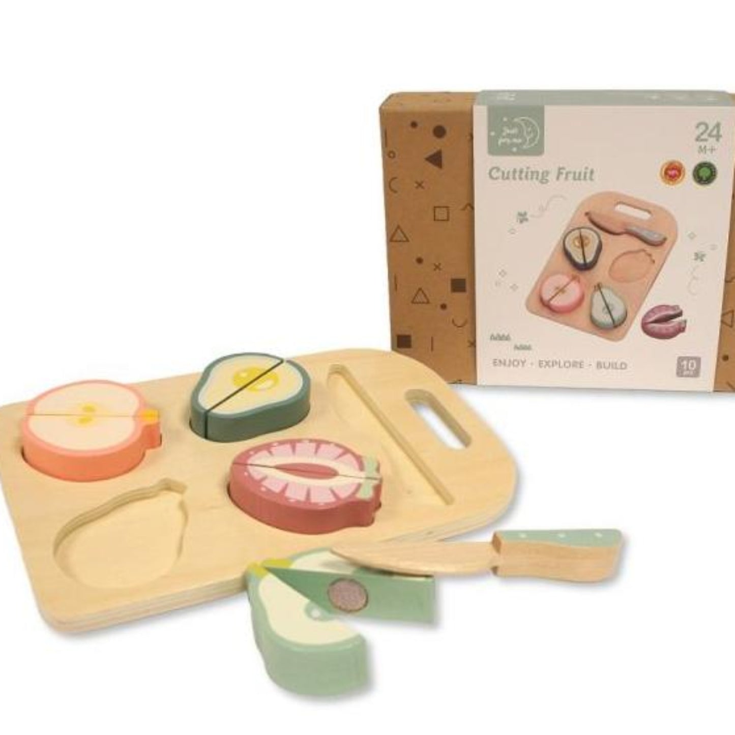 Wooden Cutting Fruit 24months +