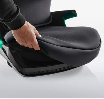 Britax Discovery Plus 2 Group 2/3 High Back Booster Car Seat Space Black - FREE Organiser