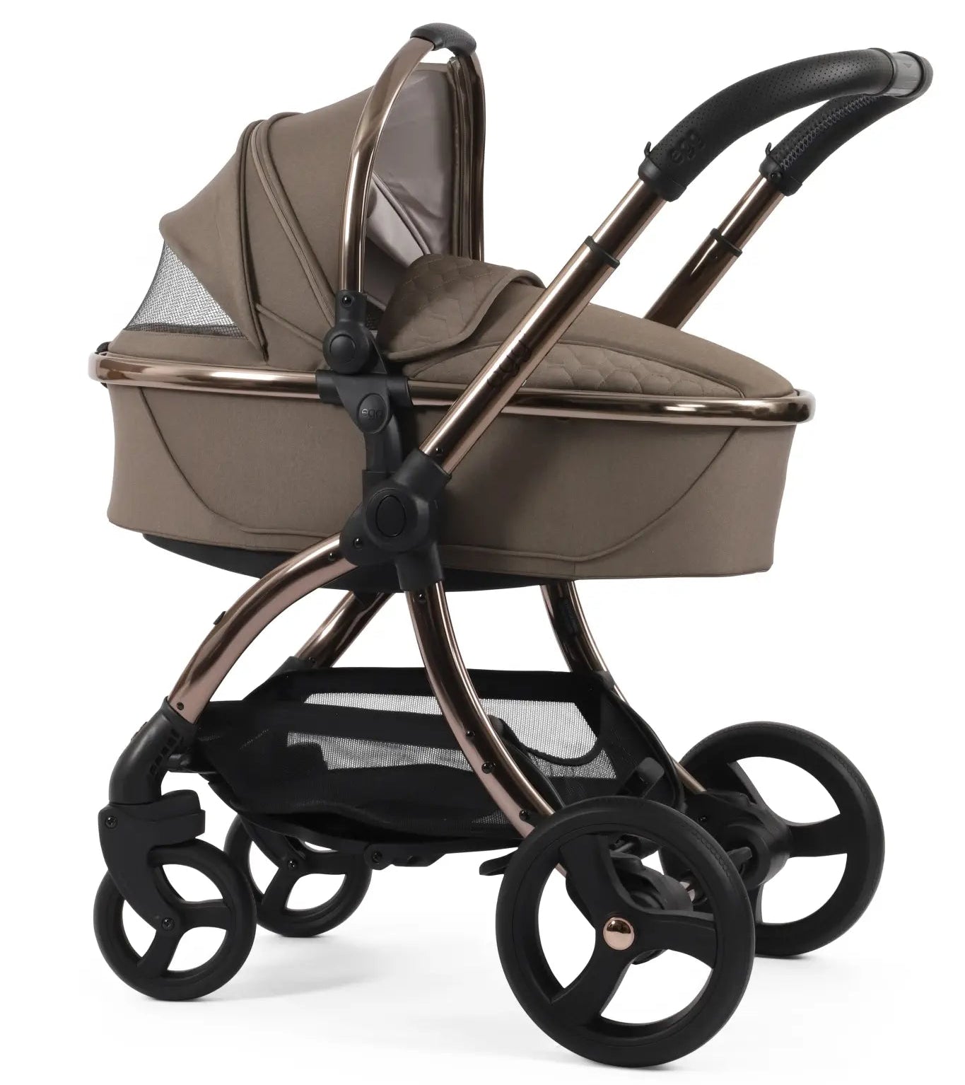 Egg 3 Travel System Mink - Luxury British Designer Pram with Premium Fabrics