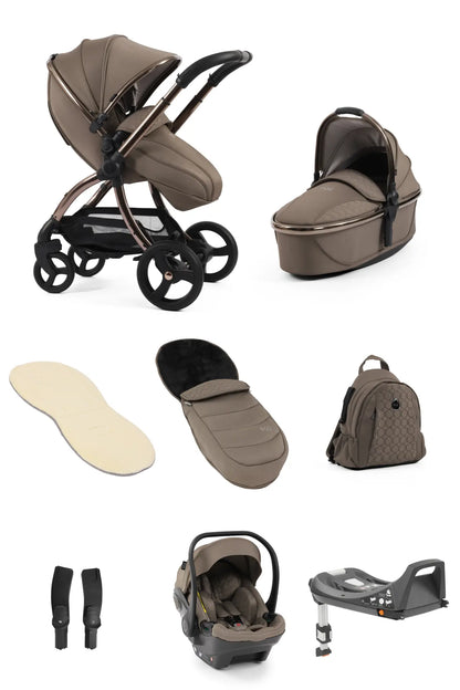 Egg 3 Travel System Mink - Luxury British Designer Pram with Premium Fabrics