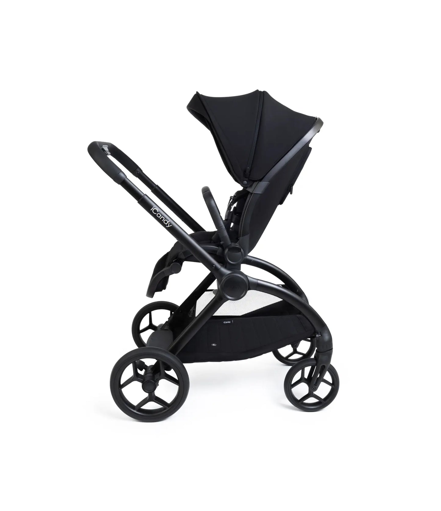 iCandy Core 2 Black Pushchair and Carrycot - Complete 360 Car Seat Bundle