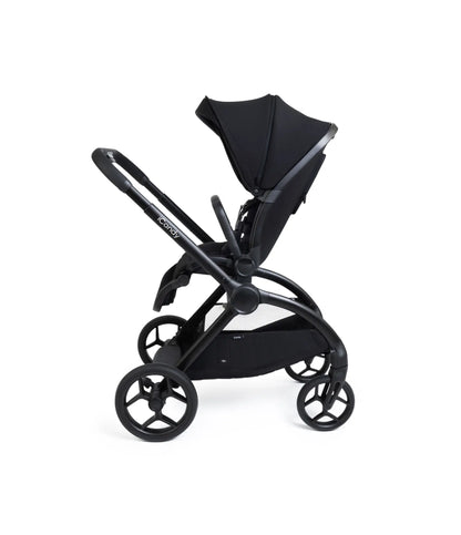 iCandy Core 2 Black Pushchair and Carrycot - Complete 360 Car Seat Bundle