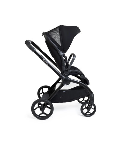 iCandy Core 2 Black Pushchair and Carrycot - Complete 360 Car Seat Bundle