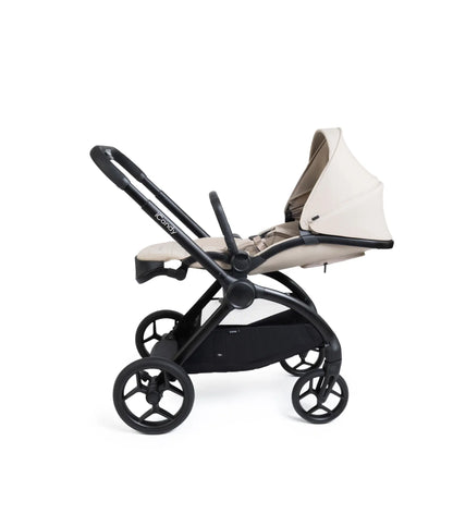 iCandy Core 2 Sandstone Pushchair and Carrycot - Complete 360 Car Seat Bundle