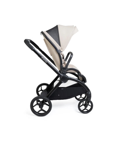 iCandy Core 2 Sandstone Pushchair and Carrycot - Complete 360 Car Seat Bundle