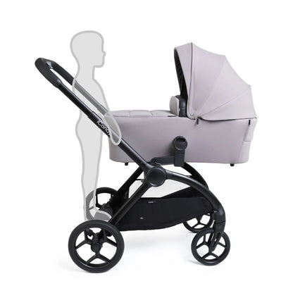 iCandy Core 2 Storm Grey Pushchair and Carrycot - Complete 360 Car Seat Bundle