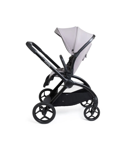 iCandy Core 2 Storm Grey Pushchair and Carrycot - Complete 360 Car Seat Bundle