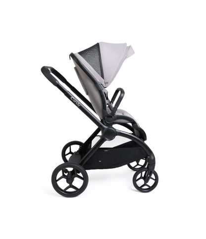 iCandy Core 2 Storm Grey Pushchair and Carrycot - Complete 360 Car Seat Bundle