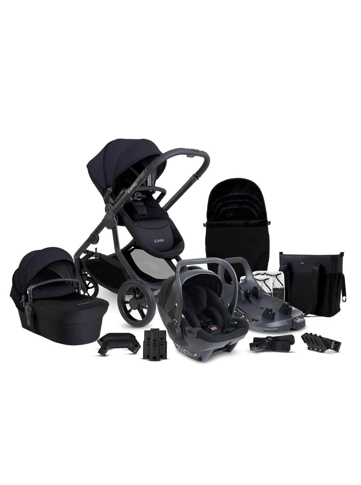 iCandy Orange 4  Travel System with Cocoon  360 Car Seat & Base