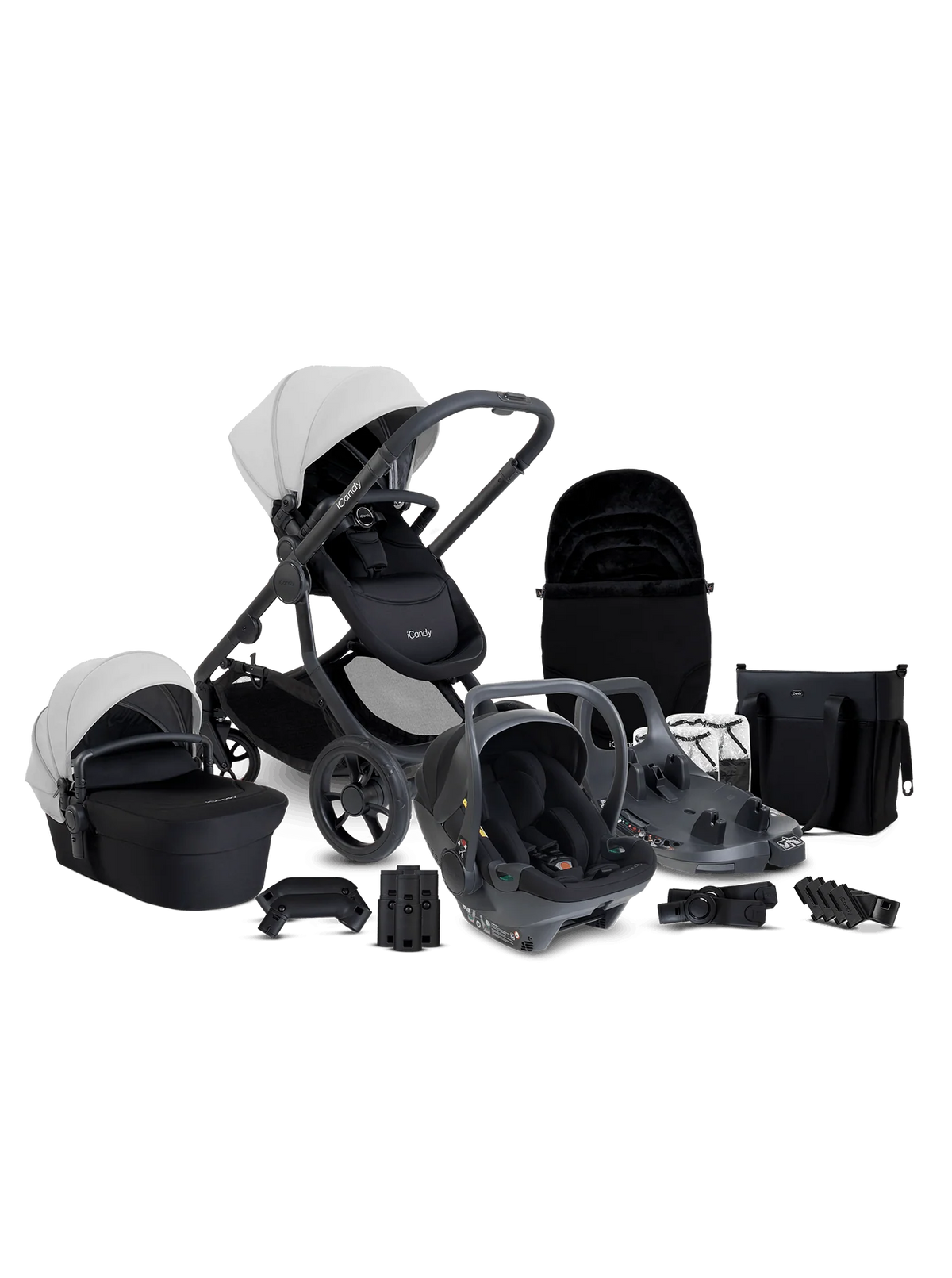 iCandy Orange 4  Travel System with Cocoon  360 Car Seat & Base