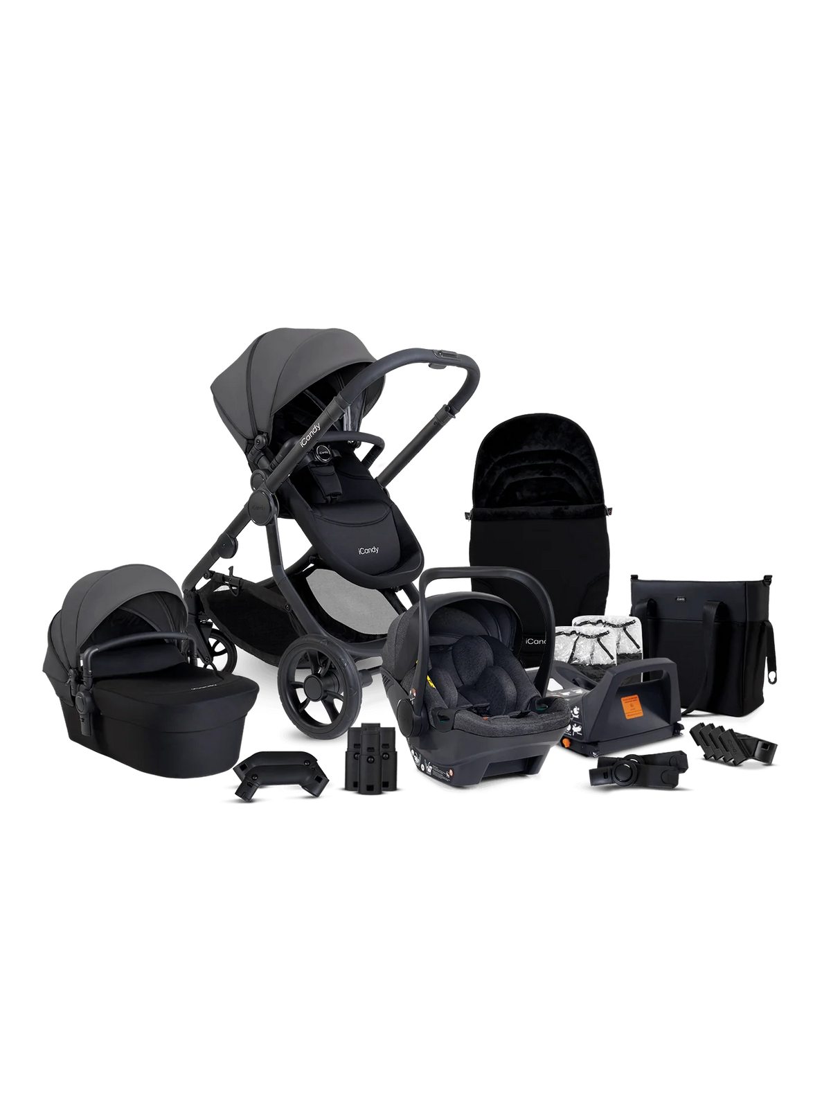 iCandy Orange 4  Travel System with Cocoon  360 Car Seat & Base