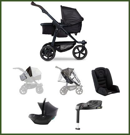 TFK Mono 2 Combi Stroller Black- In Store Special Offer Limited
