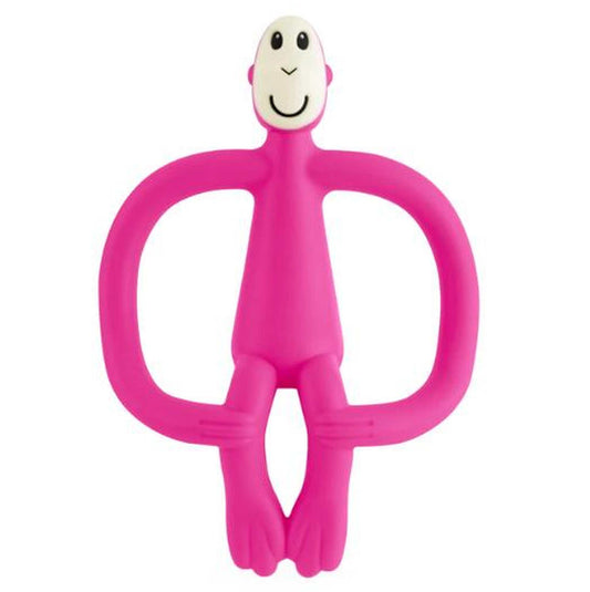 Matchstick Monkey Teether in PINK