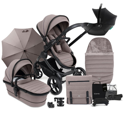iCandy Peach 7 PORCINI with Free Car Seat