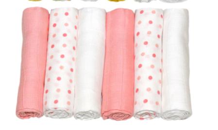 Muslinz 6 Pack Muslin Squares