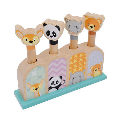 Wooden Pop up Animals