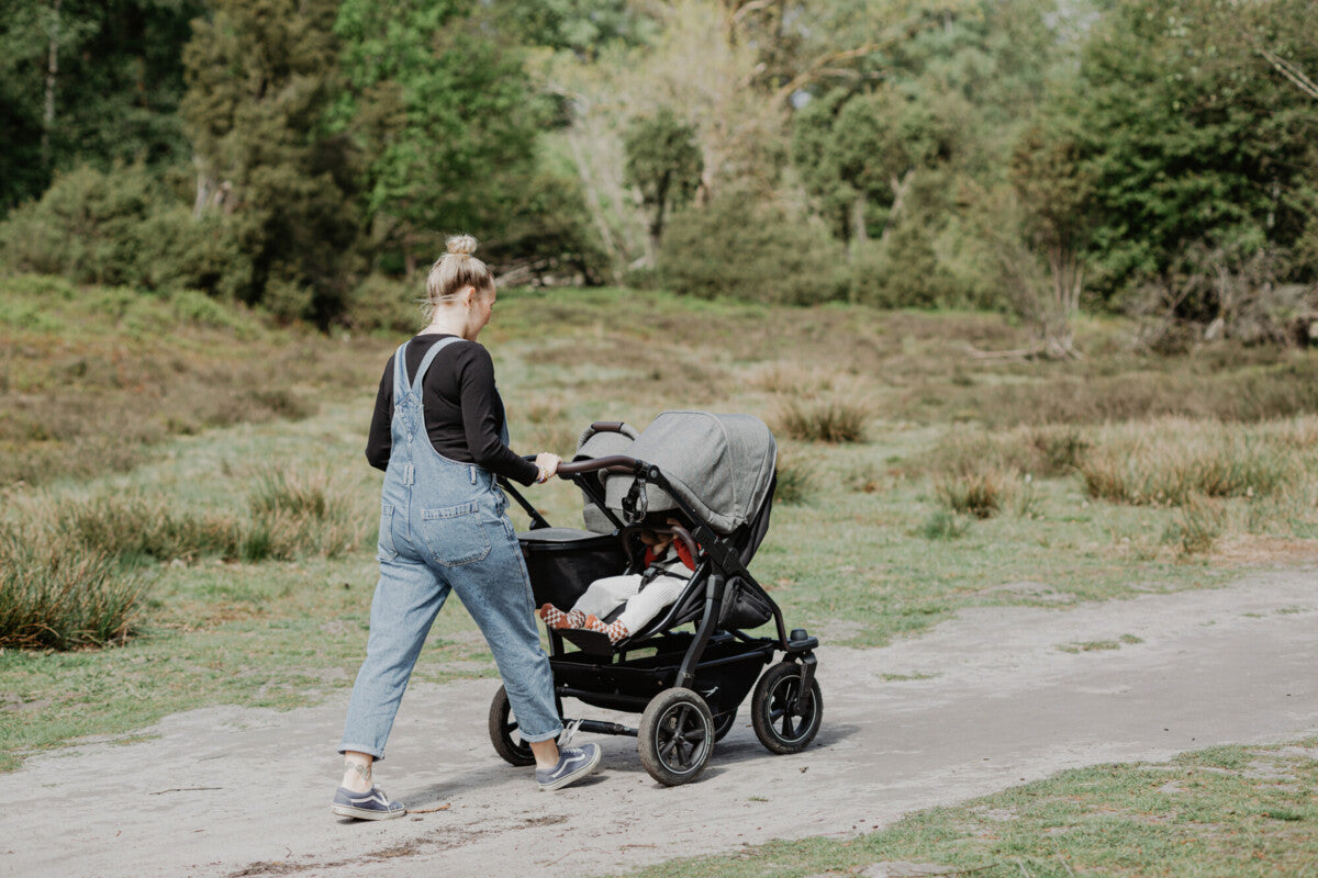 TFK Duo 2 Combi Double Twin Stroller Sand