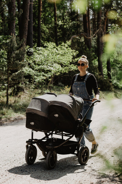 TFK Duo 2 Combi Double Twin Stroller Sand