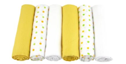 Muslinz 6 Pack Muslin Squares